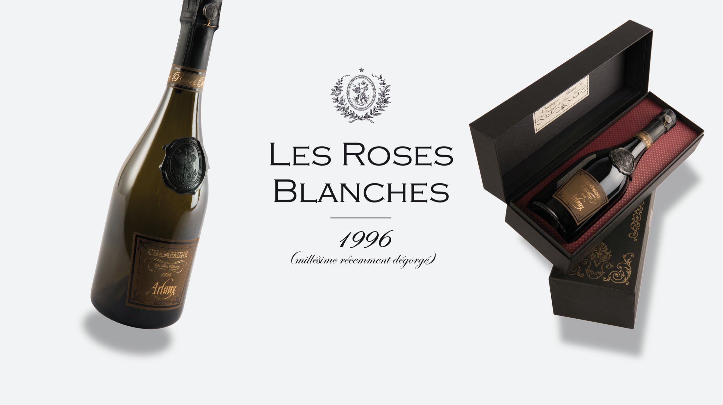 Les roses blanches - Arlaux Champagne